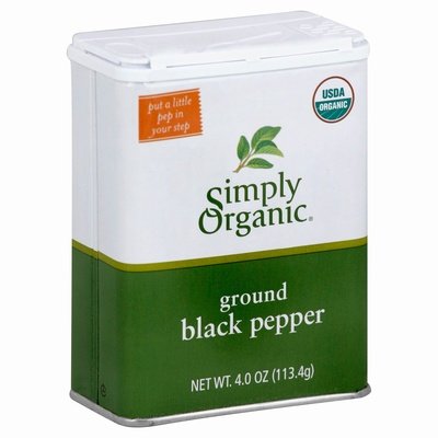 Simply Organic Black Pepper Ground Tin 6/4 Oz [UNFI #24042]