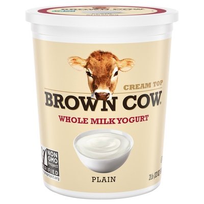 Brown Cow Plain 6/32 Oz [UNFI #11452]