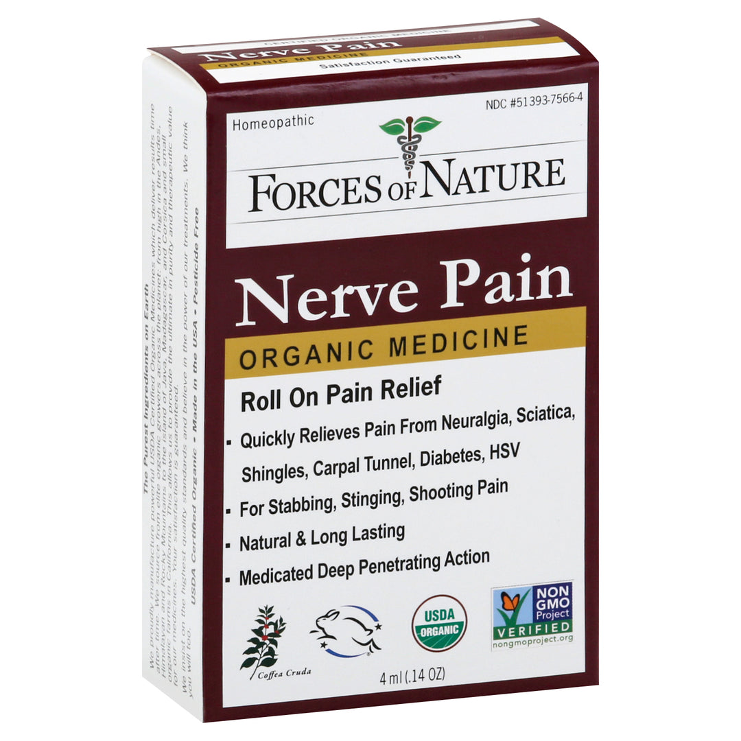 Forces Of Nature Nerve Pain Rollerball 4 Ml [UNFI #25388] T