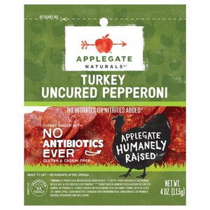 Applegate Farms Pepperoni Uncured Turkey 16/4 Oz [UNFI #56474]