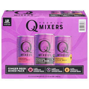 Q Drinks Ginger Beer Variety Pack 2/12/7.5 OZ [UNFI #33206] T