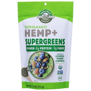 Manitoba Harvest Hemp Powder Supergreens 7.5 Oz [UNFI #10089] T