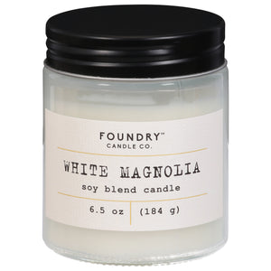 Foundry White Magnolia Candle 4/6.5 Oz [UNFI #08772] T