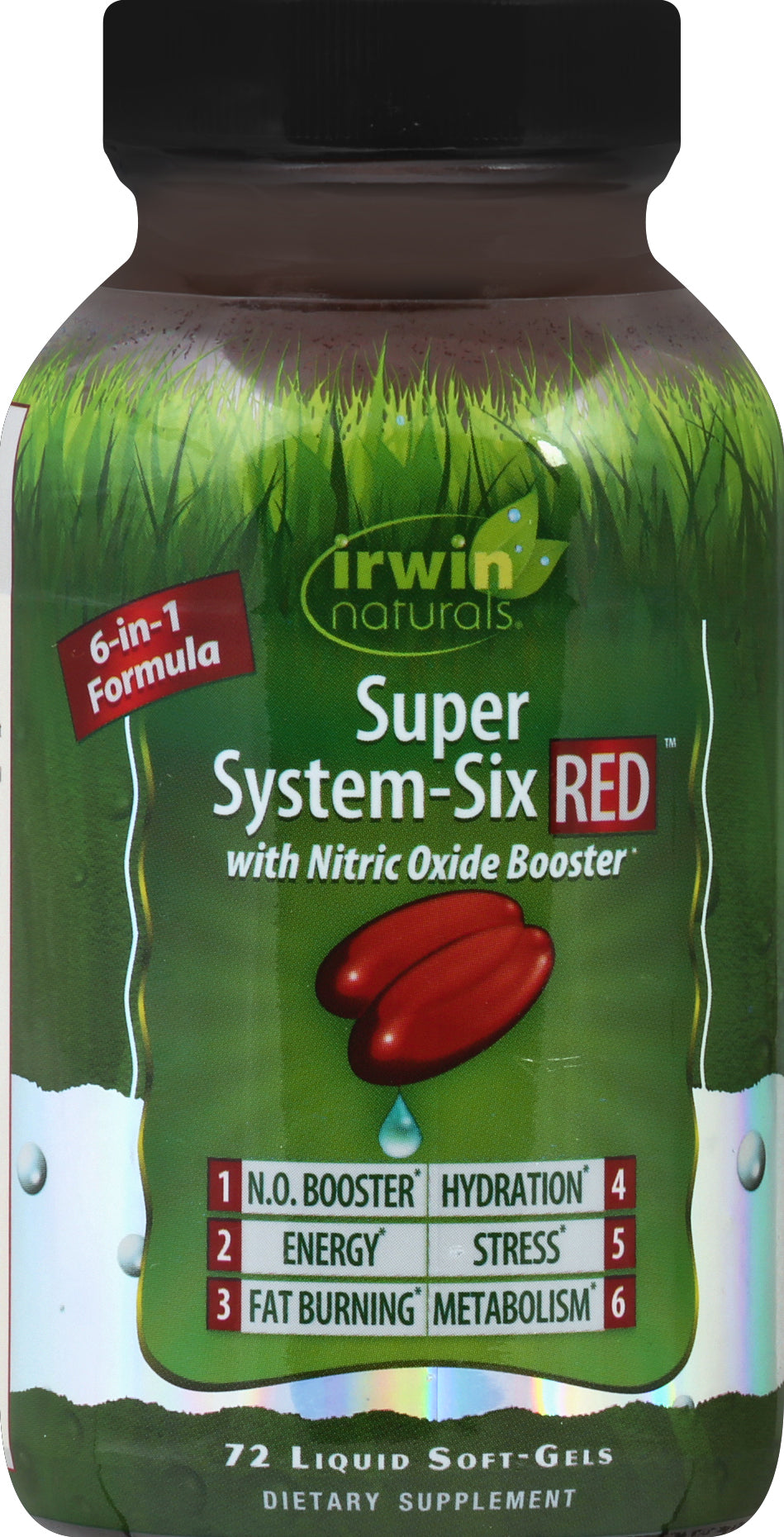 Irwin Naturals Body Fat Diet System-Six Red 72 Sgel [UNFI #58528] T