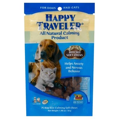 Ark Naturals Happy Traveler 75 Soft Chews 1.98 Oz [UNFI #49093] T