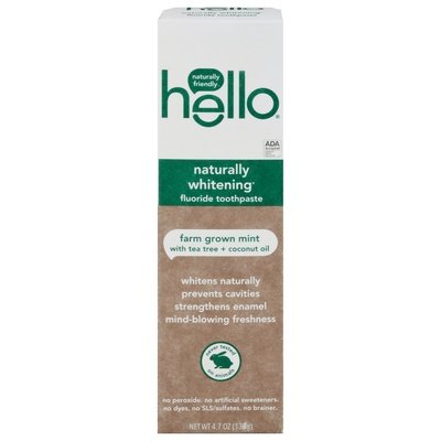 Hello Products Naturally Whitening Fluoride 6/4.7 Oz [UNFI #56801] T