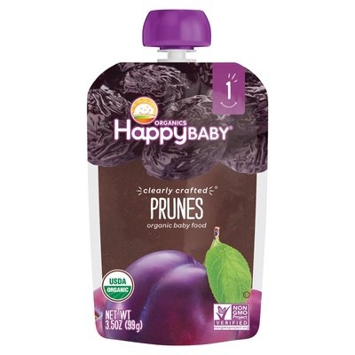 Happy Baby Clearly Crafted Prunes 16/3.5 Oz [UNFI #60437]