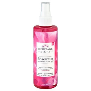 Heritage Store Inc. Rosewater W/Atomizer 8 Oz [UNFI #85644] T