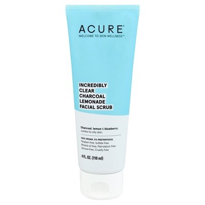 Acure Charcoal Lemonade Facial Scrb 4 Oz [UNFI #47699] T