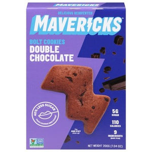 Mavericks Snacks Cookiez Double Trouble Choc Multi-Serve 8/7.04 OZ [UNFI #61213]