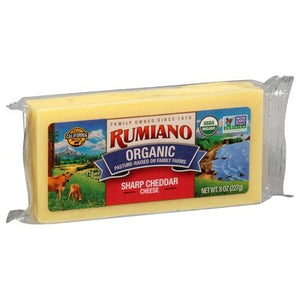 Rumiano Cheddar Sharp Rbst Free 12/8 Oz [UNFI #13959]