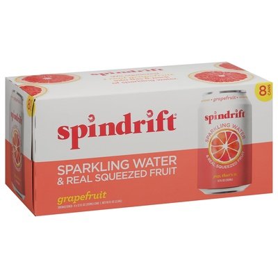 Spindrift Grapefruit 3/8/12 Oz [UNFI #29335] T