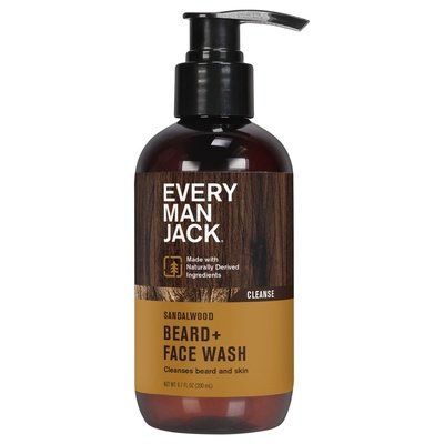 Every Man Jack Beard & Face Wsh Sandalwood 6.7 Oz [UNFI #29501] T
