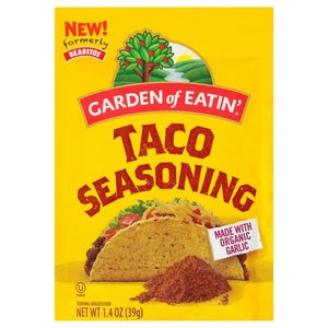 Garden Of Eatin Taco Seasoning W/Organic Garlic 12/1.4 Oz [UNFI #62318]