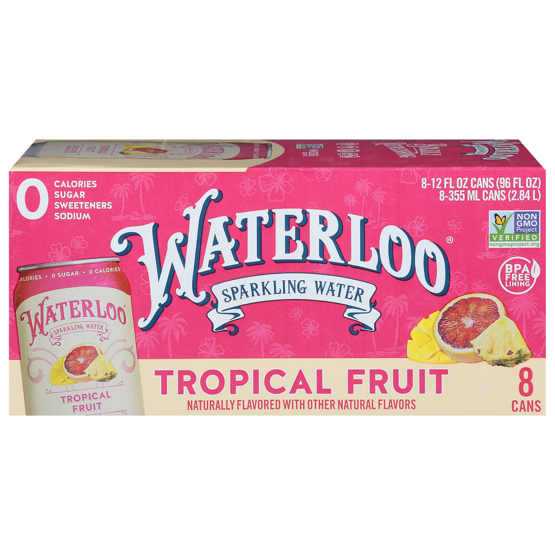 Waterloo Tropical Fruit 3/8/12 OZ [UNFI #80438] T