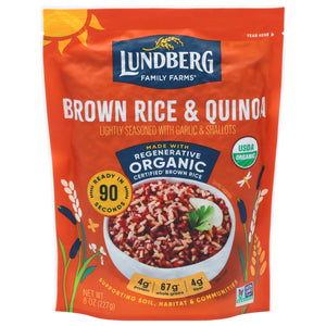 Lundberg Family Farms Brown Rice Quinoa Blend Og2 6/8 OZ [UNFI #48326]