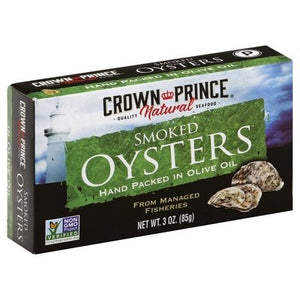 Crown Prince Oysters Smoked In Olive Oil 18/3 Oz [UNFI #51573]