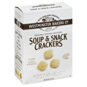 Westminster Cracker Co Orig Oyster Soup/Snack Cracker 12/8.0 Oz [UNFI #19715]