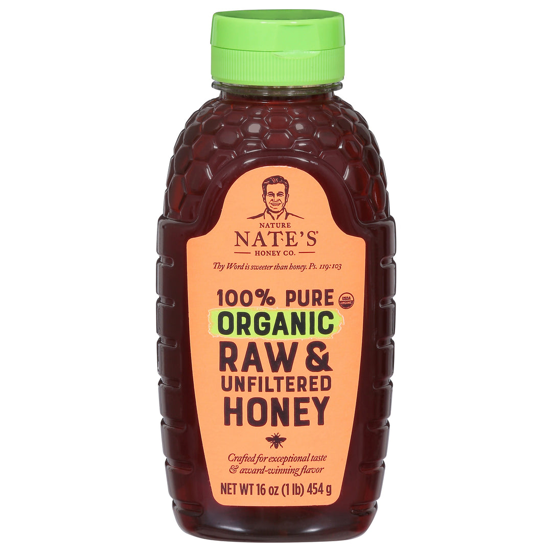 Nature NateS Raw Unfiltered Honey Og2 6/16 OZ [UNFI #37004]