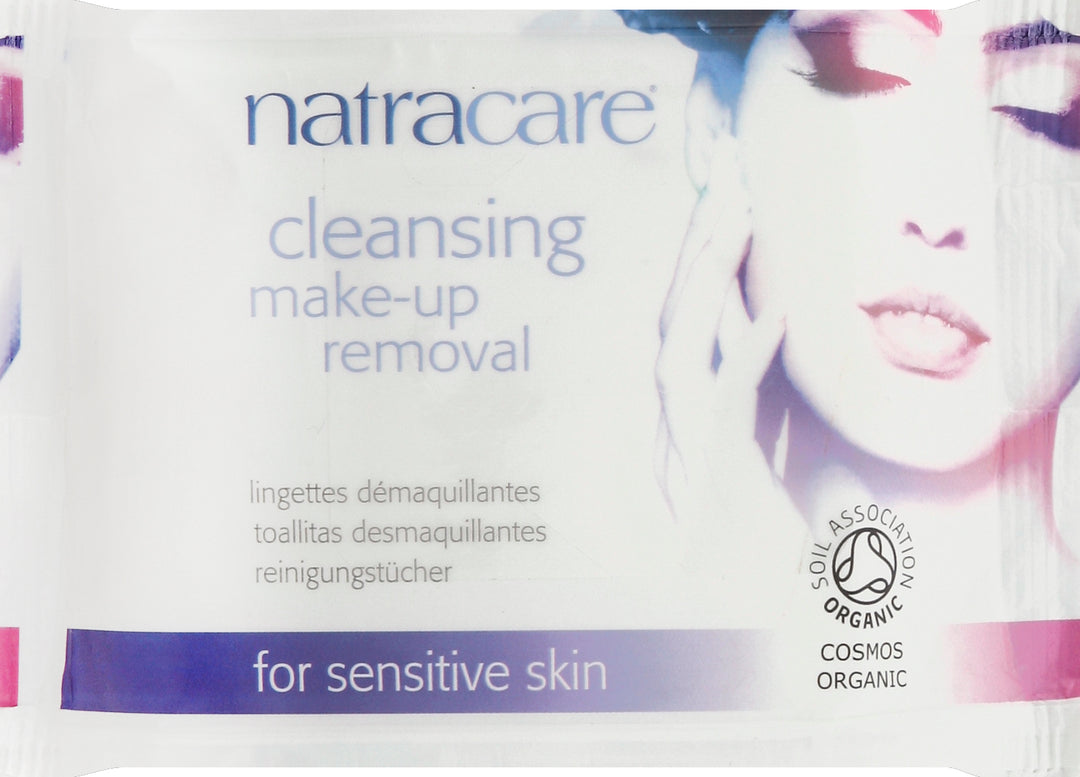 Natracare Cleansing Make Up Removal Wipes 20 Ct [UNFI #45089] T