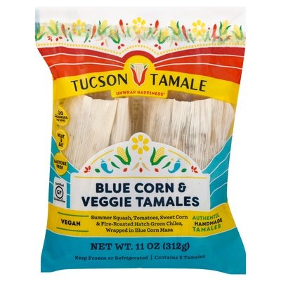 Tucson Tamale Company Blue Corn & Veggies 2Ct 6/11 Oz [UNFI #66591]