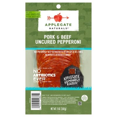 Applegate Farms Sliced Pepperoni Abf 12/5 Oz [UNFI #14181]