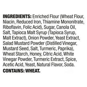 Pretzel Crisps Honey Mustard Onion 12/7.2 Oz [UNFI #32643]