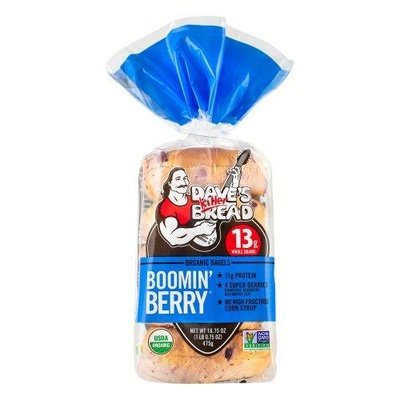 Daves Killer Bread Boomin Berry Bagel 10/16.75 Oz [UNFI #73806]