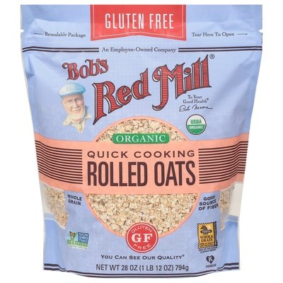 Bobs Red Mill Quick Cooking Rolled Oats 4/28 Oz [UNFI #70505]