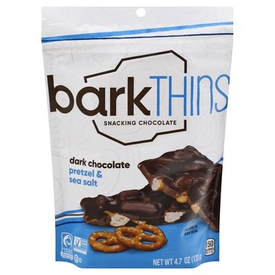 Bark Thins Dark Chocolate Pretzel 12/4.7 Oz [UNFI #67382]