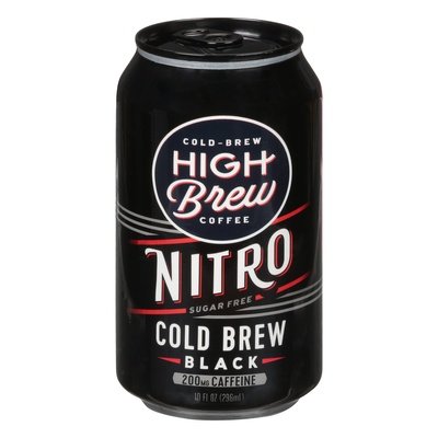 High Brew Coffee Black Cold Brew Coffee Rtd 12/10 Oz [UNFI #51656]