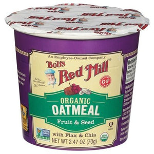 Bobs Red Mill Fruit & Seed Cup 12/2.47 Oz [UNFI #47978]