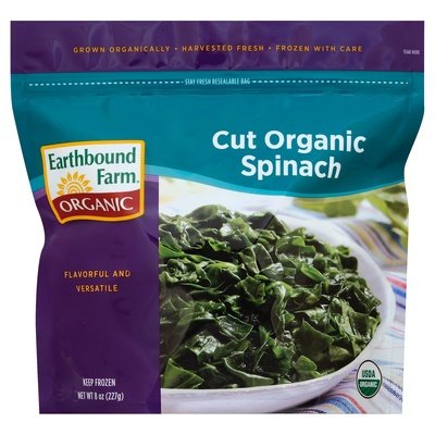 Earthbound Farm Cut Spinach 12/8 Oz [UNFI #71414]