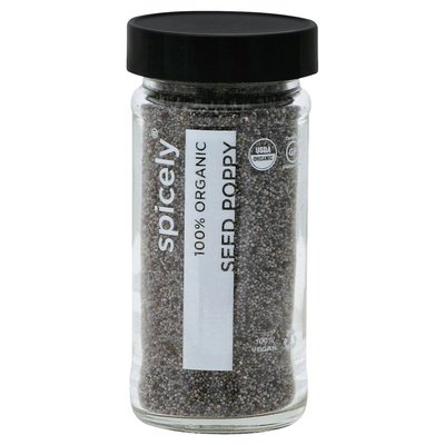 Spicely Organics Poppy Seeds 3/2.2 Oz [UNFI #87230]