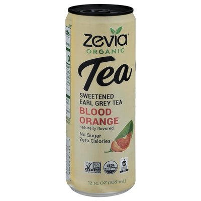 Zevia Earl Grey Tea W/ Blood Orange 12/12 Oz [UNFI #23954]