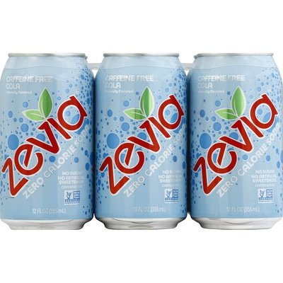 Zevia Caffeine Free Cola 4/6/12 Oz [UNFI #08396] T