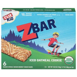 Clif Kid Zbar Iced Oatmeal Cookie 9/6/1.27 Oz [UNFI #07985]