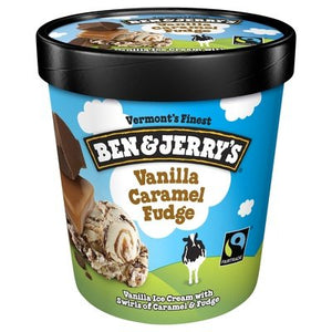 Ben & Jerrys Vanilla Caramel Fudge 8/Pt [UNFI #74771]