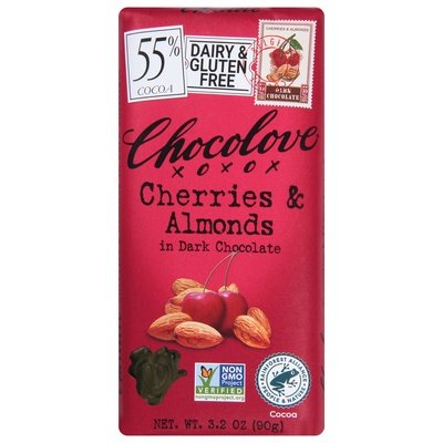 Chocolove Dark With Cherries & Almonds 12/3.2 Oz [UNFI #30399]