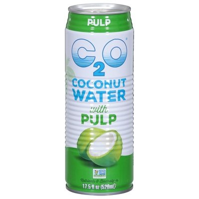 C2O Pure Coconut Water W/Pulp 12/17.5 Oz [UNFI #24415]