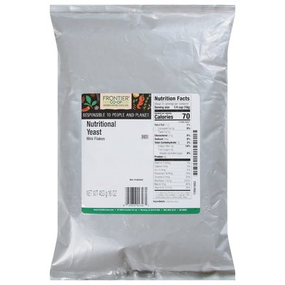 Frontier Nat Prod Co-op Nutritional Yeast Mini 1 Lb [UNFI #34317]