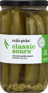 Ricks Picks Deli Style Pickle Spears 6/24 Oz [UNFI #55386]