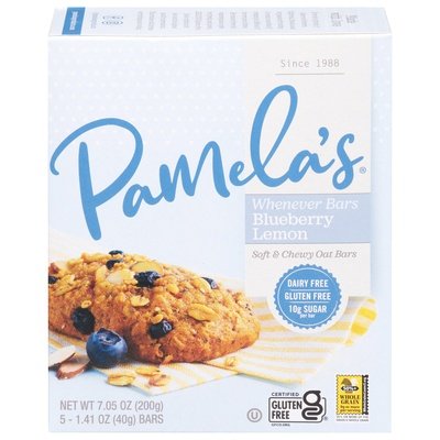 Pamelas Oat Blueberry Lemon 6/5/1.41 Oz [UNFI #04618]