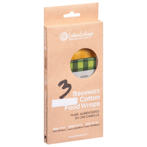 Wax Wrap Beeswax & Cotton Food Wraps 6/3 Ct [UNFI #13250] T
