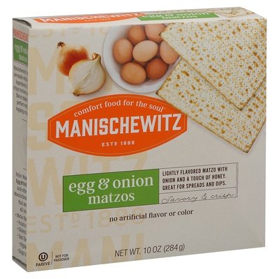 Manischewitz Matzo Egg And Onion 12/10 Oz [UNFI #77206]