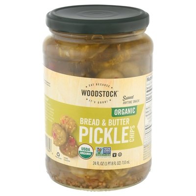 Woodstock Pickles Brd & Butter,Swt Chips 6/24 Oz [UNFI #37035]
