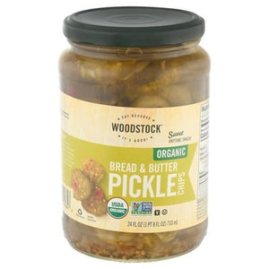 Woodstock Pickles Brd & Butter,Swt Chips 6/24 Oz [UNFI #37035]