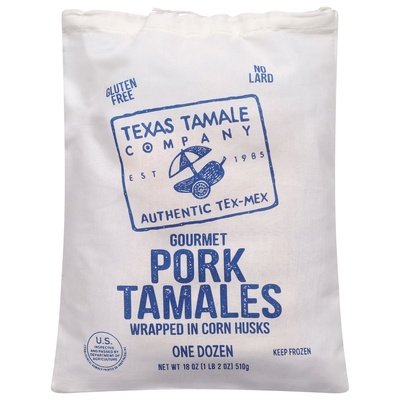 Texas Tamale Co Pork 8/12 Ct [UNFI #73099]