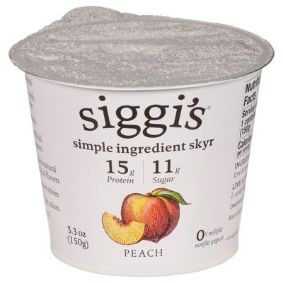 Siggis Peach 12/5.3 Oz [UNFI #12236]
