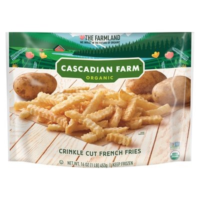 Cascadian Farm Crinkle Cut French Fries 12/16 Oz [UNFI #76008]